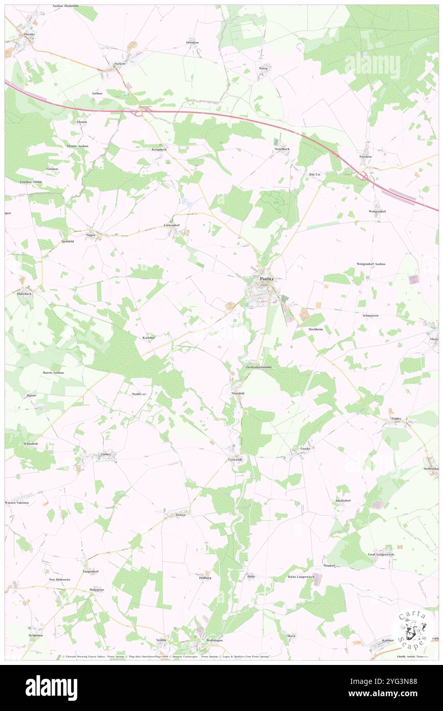 Putlitz, DE, Allemagne, Brandebourg, N 53 14' 56'', N 12 2' 30'', carte, Carthascapes carte publiée en 2024. Explorez Cartascapes, une carte qui révèle la diversité des paysages, des cultures et des écosystèmes de la Terre. Voyage à travers le temps et l'espace, découvrir l'interconnexion du passé, du présent et de l'avenir de notre planète. Banque D'Images