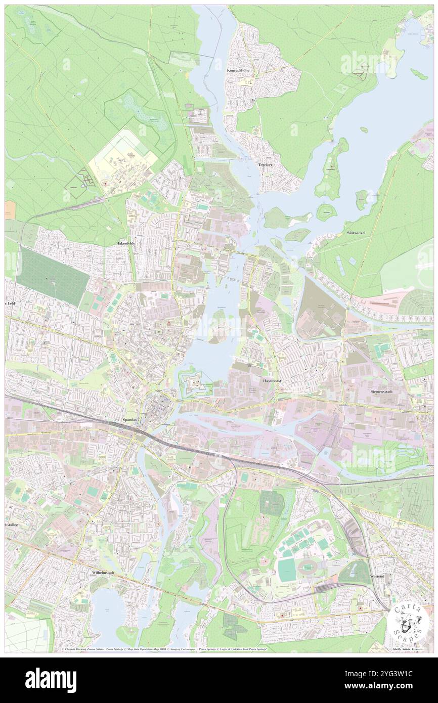 Eiswerder, DE, Allemagne, Berlin, N 52 32' 55'', N 13 13' 7'', carte, Carthascapes carte publiée en 2024. Explorez Cartascapes, une carte qui révèle la diversité des paysages, des cultures et des écosystèmes de la Terre. Voyage à travers le temps et l'espace, découvrir l'interconnexion du passé, du présent et de l'avenir de notre planète. Banque D'Images