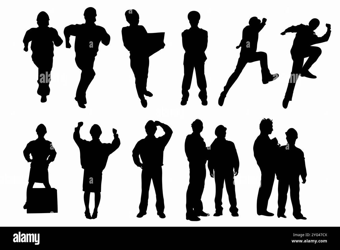 Silhouette d'un transport Banque D'Images