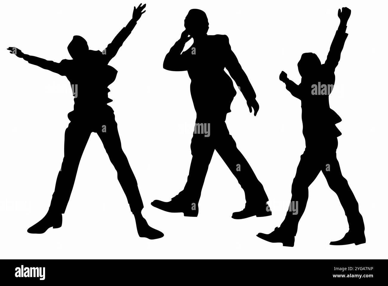 Silhouette d'affaires Banque D'Images