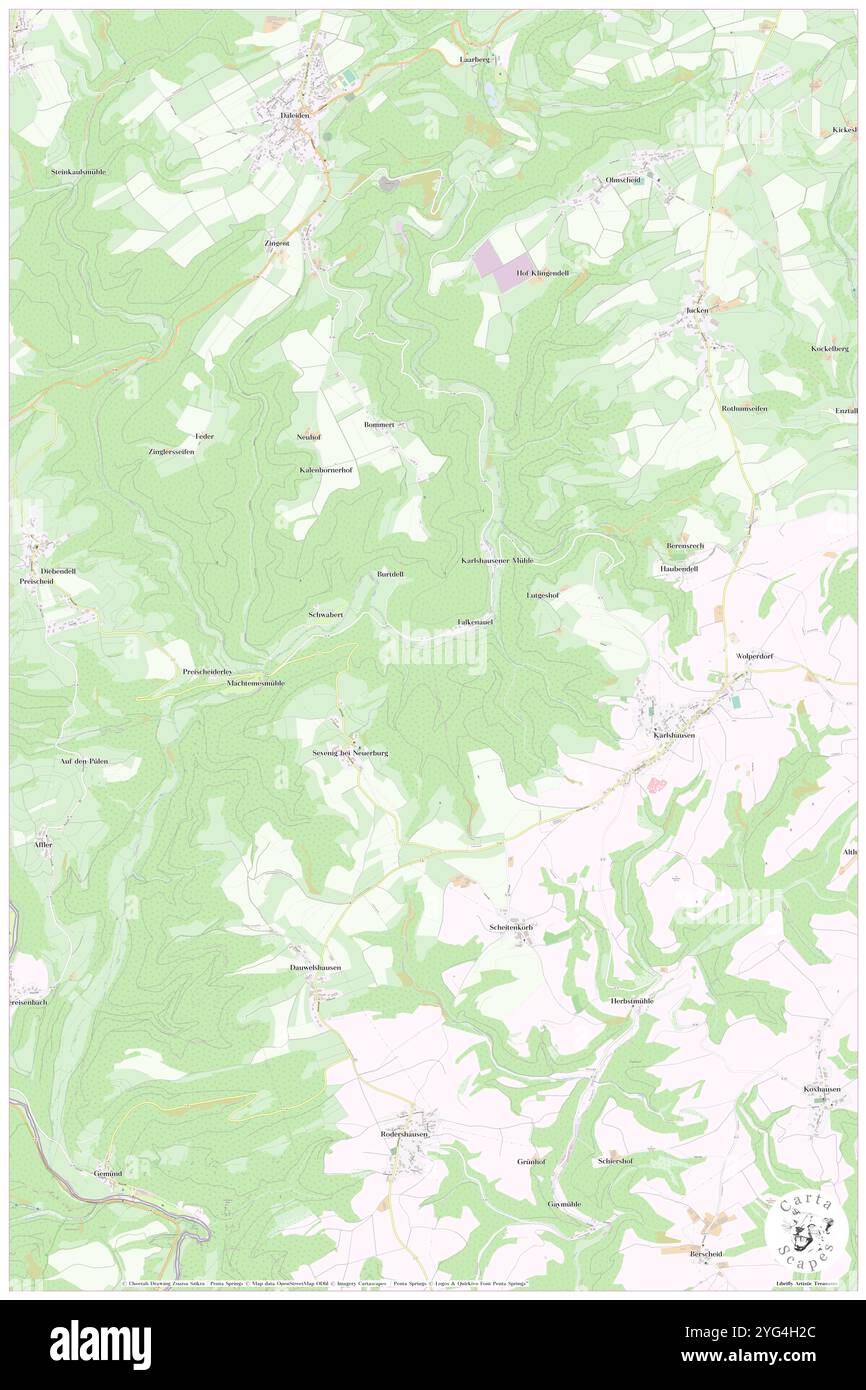 Pletschbach, DE, Allemagne, Rhénanie-Palatinat, N 50 1' 44'', N 6 11' 57'', carte, Carthascapes carte publiée en 2024. Explorez Cartascapes, une carte qui révèle la diversité des paysages, des cultures et des écosystèmes de la Terre. Voyage à travers le temps et l'espace, découvrir l'interconnexion du passé, du présent et de l'avenir de notre planète. Banque D'Images