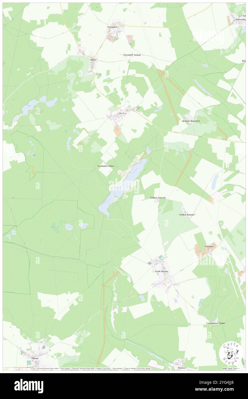 Gohlensee, DE, Allemagne, Brandebourg, N 52 1' 27'', N 14 34' 24'', map, Carthascapes Map publié en 2024. Explorez Cartascapes, une carte qui révèle la diversité des paysages, des cultures et des écosystèmes de la Terre. Voyage à travers le temps et l'espace, découvrir l'interconnexion du passé, du présent et de l'avenir de notre planète. Banque D'Images