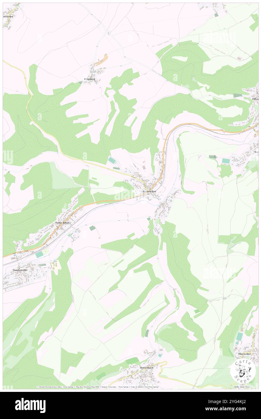 Glanbruecken, DE, Allemagne, Rhénanie-Palatinat, N 49 37' 0'', N 7 31' 59'', carte, Carthascapes carte publiée en 2024. Explorez Cartascapes, une carte qui révèle la diversité des paysages, des cultures et des écosystèmes de la Terre. Voyage à travers le temps et l'espace, découvrir l'interconnexion du passé, du présent et de l'avenir de notre planète. Banque D'Images