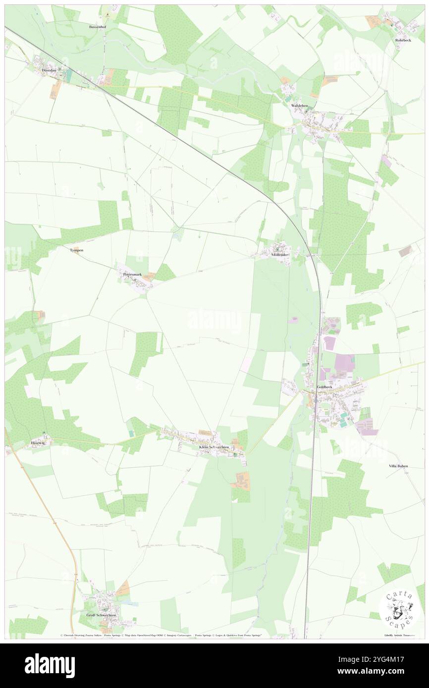 Goldbeck, DE, Allemagne, Brandebourg, N 53 8' 2'', N 12 30' 55'', carte, Carthascapes carte publiée en 2024. Explorez Cartascapes, une carte qui révèle la diversité des paysages, des cultures et des écosystèmes de la Terre. Voyage à travers le temps et l'espace, découvrir l'interconnexion du passé, du présent et de l'avenir de notre planète. Banque D'Images