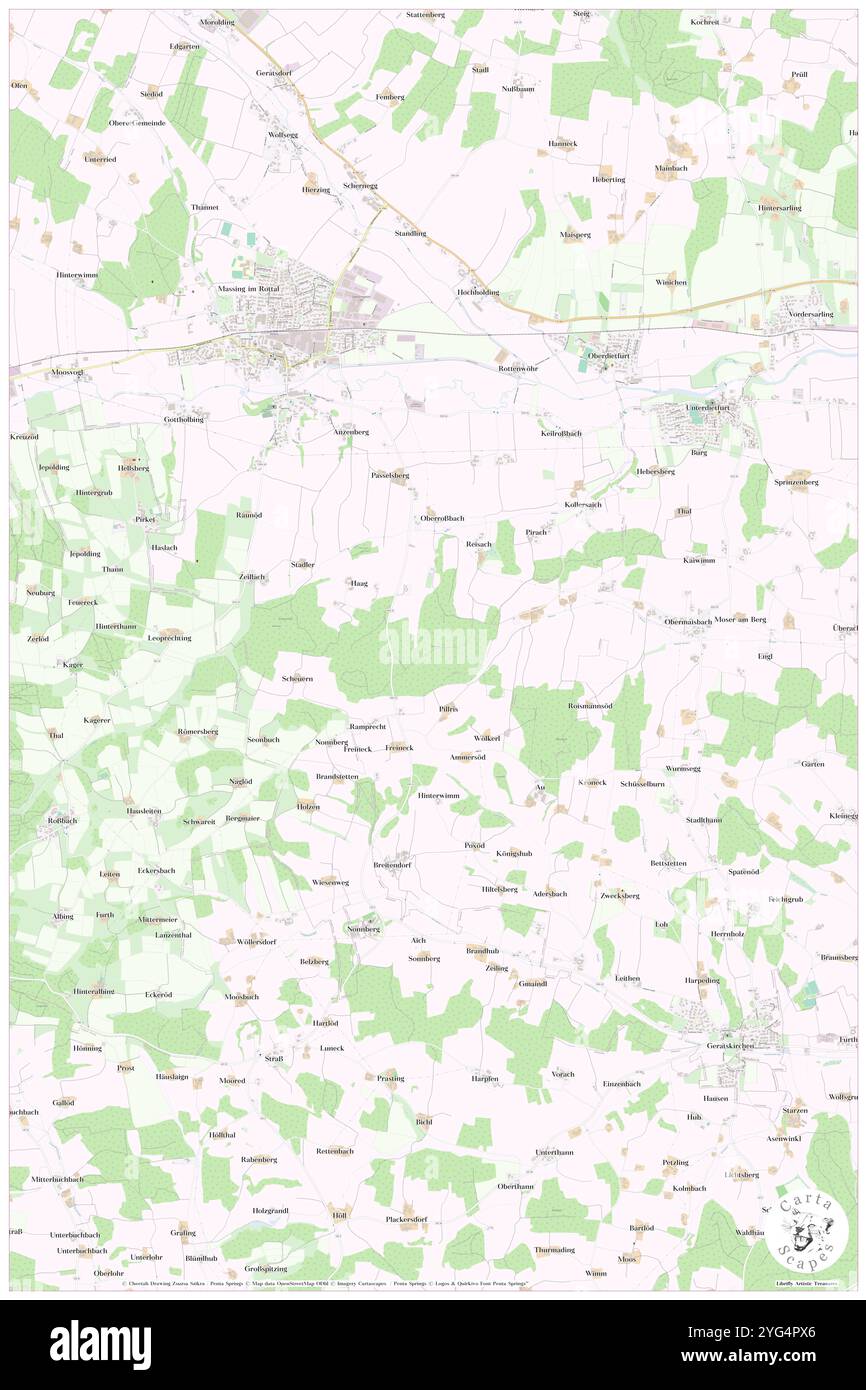 Dachsberg, basse-Bavière, DE, Allemagne, Bavière, n 48 22' 7'', N 12 37' 36'', carte, Carthascapes carte publiée en 2024. Explorez Cartascapes, une carte qui révèle la diversité des paysages, des cultures et des écosystèmes de la Terre. Voyage à travers le temps et l'espace, découvrir l'interconnexion du passé, du présent et de l'avenir de notre planète. Banque D'Images