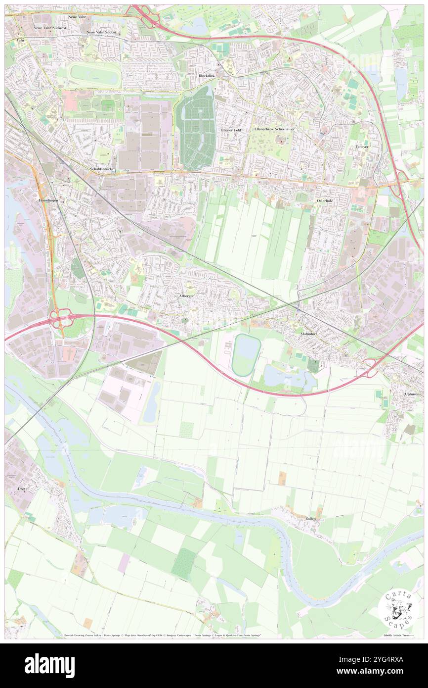 Grothenn S Gasthaus, DE, Allemagne, Brême, N 53 2' 16'', N 8 55' 26'', carte, Carthascapes carte publiée en 2024. Explorez Cartascapes, une carte qui révèle la diversité des paysages, des cultures et des écosystèmes de la Terre. Voyage à travers le temps et l'espace, découvrir l'interconnexion du passé, du présent et de l'avenir de notre planète. Banque D'Images