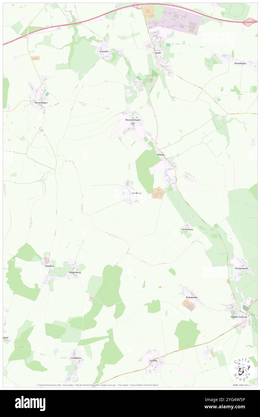 Schildberg, DE, Allemagne, Mecklembourg-Poméranie occidentale, N 53 47' 12'', N 11 12' 18'', map, Carthascapes map publié en 2024. Explorez Cartascapes, une carte qui révèle la diversité des paysages, des cultures et des écosystèmes de la Terre. Voyage à travers le temps et l'espace, découvrir l'interconnexion du passé, du présent et de l'avenir de notre planète. Banque D'Images