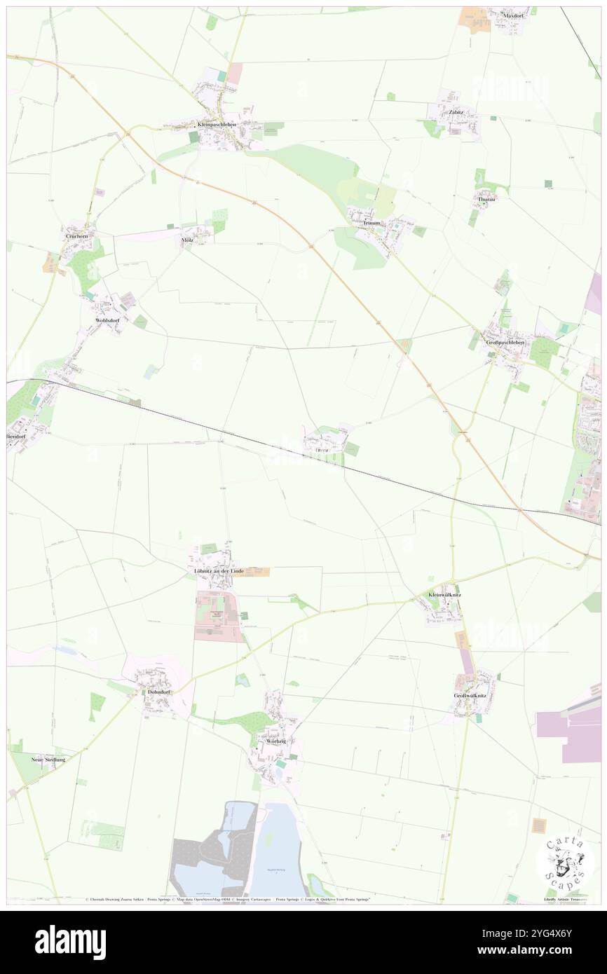 Frenz, DE, Allemagne, Saxe-Anhalt, N 51 44' 57'', N 11 53' 56'', carte, Cartascapes carte publiée en 2024. Explorez Cartascapes, une carte qui révèle la diversité des paysages, des cultures et des écosystèmes de la Terre. Voyage à travers le temps et l'espace, découvrir l'interconnexion du passé, du présent et de l'avenir de notre planète. Banque D'Images