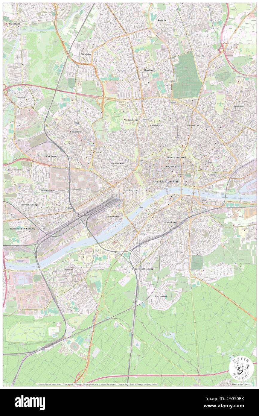 Comfort Hotel Frankfurt City Center, Regierungsbezirk Darmstadt, DE, Allemagne, Hesse, n 50 6' 26'', N 8 40' 2'', carte, Carthascapes carte publiée en 2024. Explorez Cartascapes, une carte qui révèle la diversité des paysages, des cultures et des écosystèmes de la Terre. Voyage à travers le temps et l'espace, découvrir l'interconnexion du passé, du présent et de l'avenir de notre planète. Banque D'Images