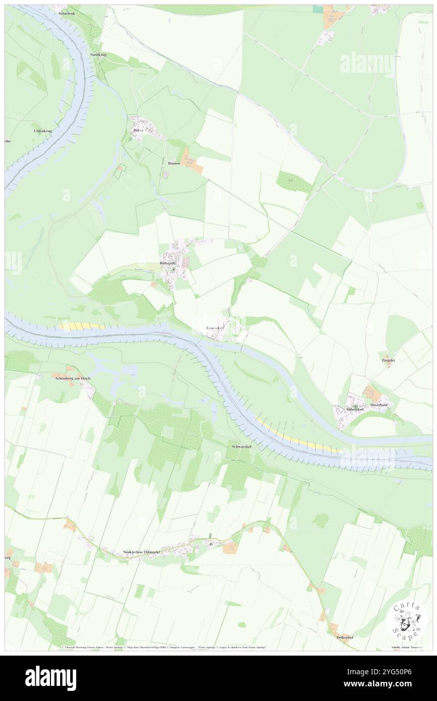 Gnevsdorf, DE, Allemagne, Brandebourg, N 52 54' 37'', N 11 52' 50'', carte, Carthascapes carte publiée en 2024. Explorez Cartascapes, une carte qui révèle la diversité des paysages, des cultures et des écosystèmes de la Terre. Voyage à travers le temps et l'espace, découvrir l'interconnexion du passé, du présent et de l'avenir de notre planète. Banque D'Images