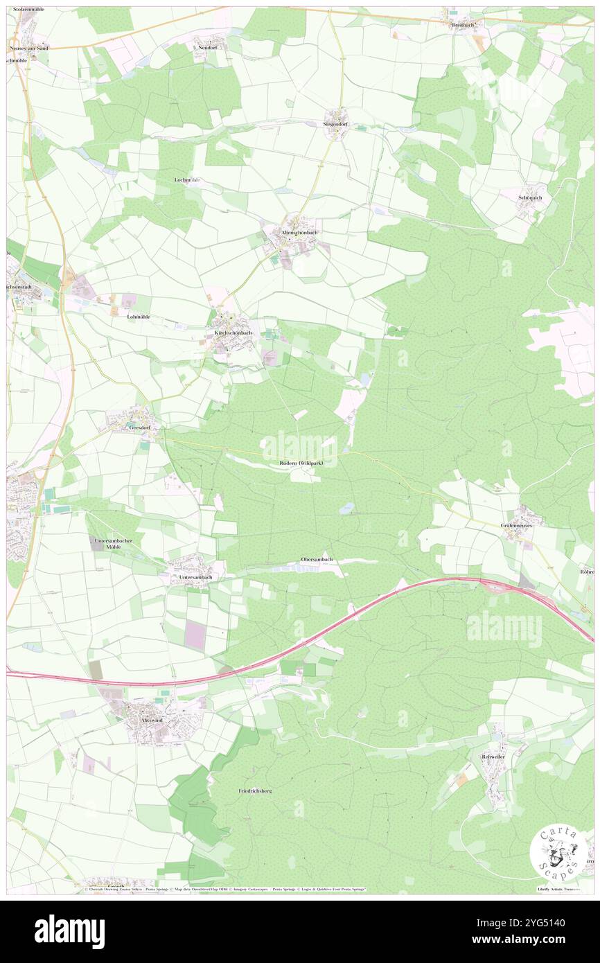 Zigeunerwald, DE, Allemagne, Bavière, N 49 47' 59'', N 10 24' 0'', carte, Carthascapes carte publiée en 2024. Explorez Cartascapes, une carte qui révèle la diversité des paysages, des cultures et des écosystèmes de la Terre. Voyage à travers le temps et l'espace, découvrir l'interconnexion du passé, du présent et de l'avenir de notre planète. Banque D'Images