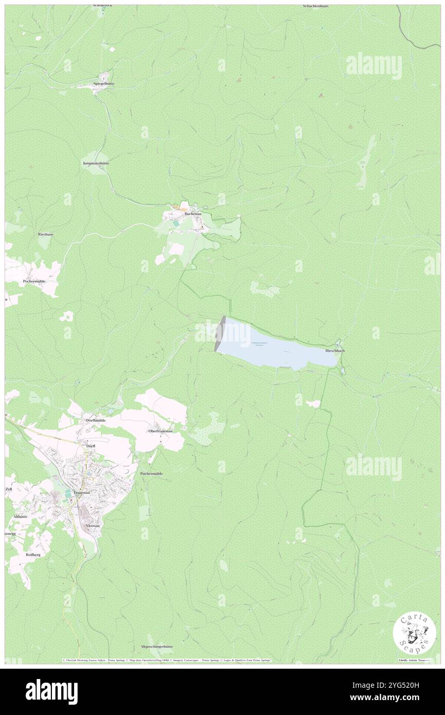 Trinkwassertalsperre Frauenau, basse-Bavière, DE, Allemagne, Bavière, n 49 0' 48'', N 13 20' 0'', carte, Carthascapes carte publiée en 2024. Explorez Cartascapes, une carte qui révèle la diversité des paysages, des cultures et des écosystèmes de la Terre. Voyage à travers le temps et l'espace, découvrir l'interconnexion du passé, du présent et de l'avenir de notre planète. Banque D'Images