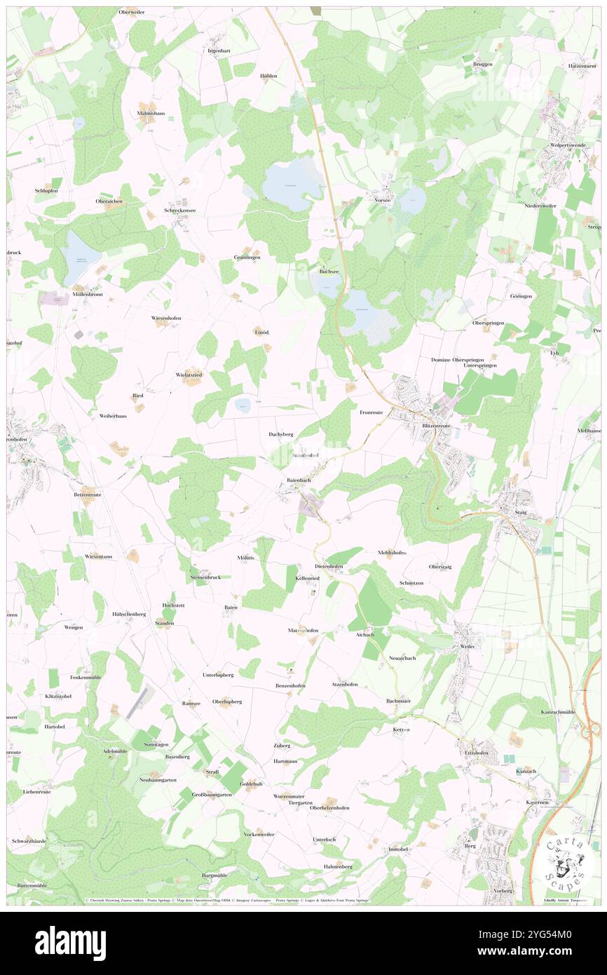 Staudenhof, région de Tübingen, DE, Allemagne, Bade-Wurtemberg, n 47 51' 33'', N 9 34' 5'', carte, Carthascapes carte publiée en 2024. Explorez Cartascapes, une carte qui révèle la diversité des paysages, des cultures et des écosystèmes de la Terre. Voyage à travers le temps et l'espace, découvrir l'interconnexion du passé, du présent et de l'avenir de notre planète. Banque D'Images