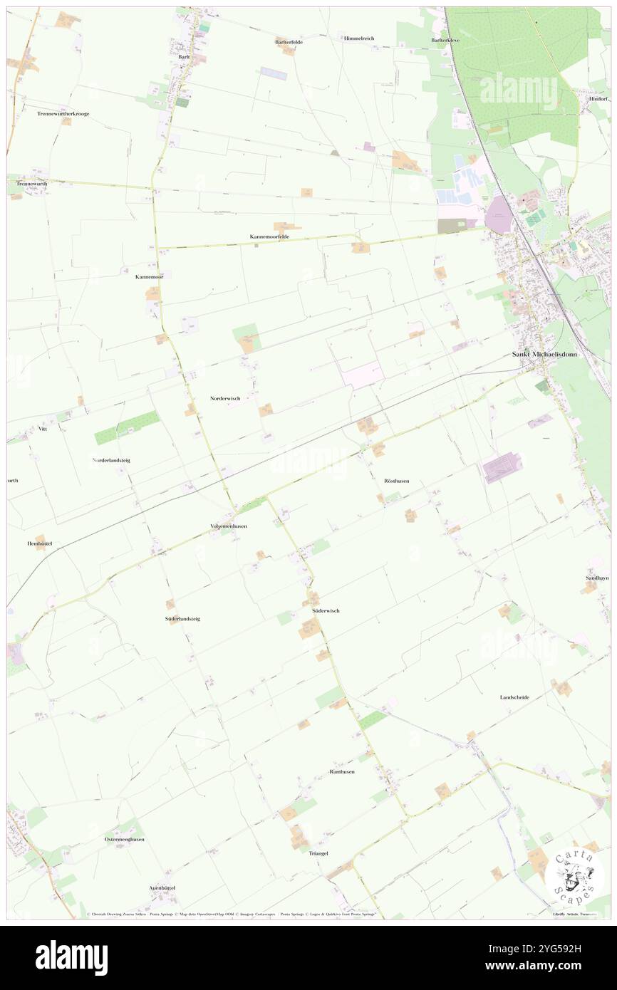 Volsemenhusen, DE, Allemagne, Schleswig-Holstein, N 53 58' 1'', N 9 3' 51'', carte, Carthascapes carte publiée en 2024. Explorez Cartascapes, une carte qui révèle la diversité des paysages, des cultures et des écosystèmes de la Terre. Voyage à travers le temps et l'espace, découvrir l'interconnexion du passé, du présent et de l'avenir de notre planète. Banque D'Images