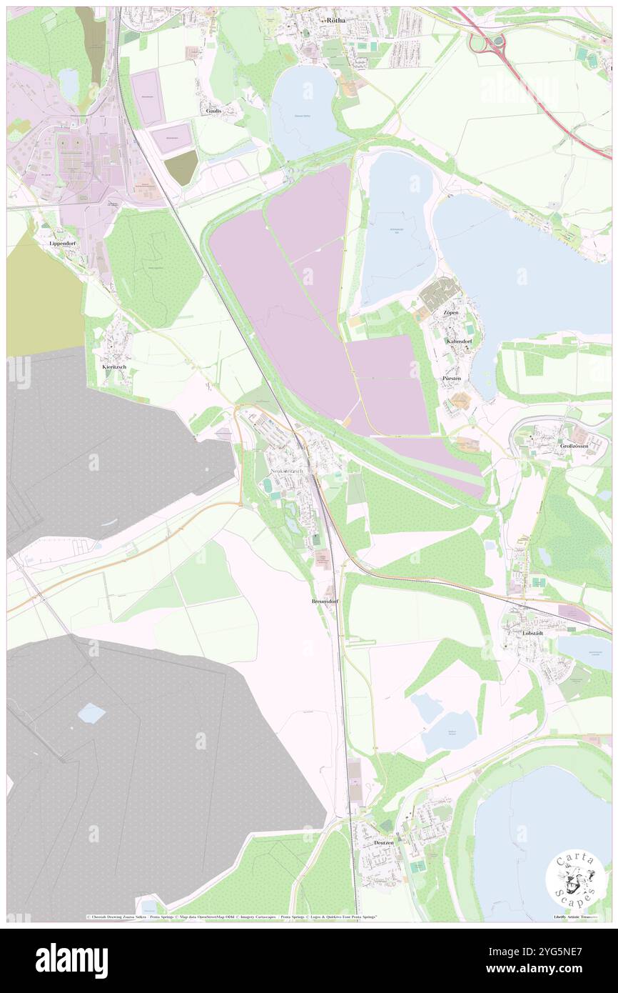 Bahnhof Neukieritzsch, DE, Allemagne, Saxe, N 51 9' 3'', N 12 24' 46'', map, Carthascapes carte publiée en 2024. Explorez Cartascapes, une carte qui révèle la diversité des paysages, des cultures et des écosystèmes de la Terre. Voyage à travers le temps et l'espace, découvrir l'interconnexion du passé, du présent et de l'avenir de notre planète. Banque D'Images