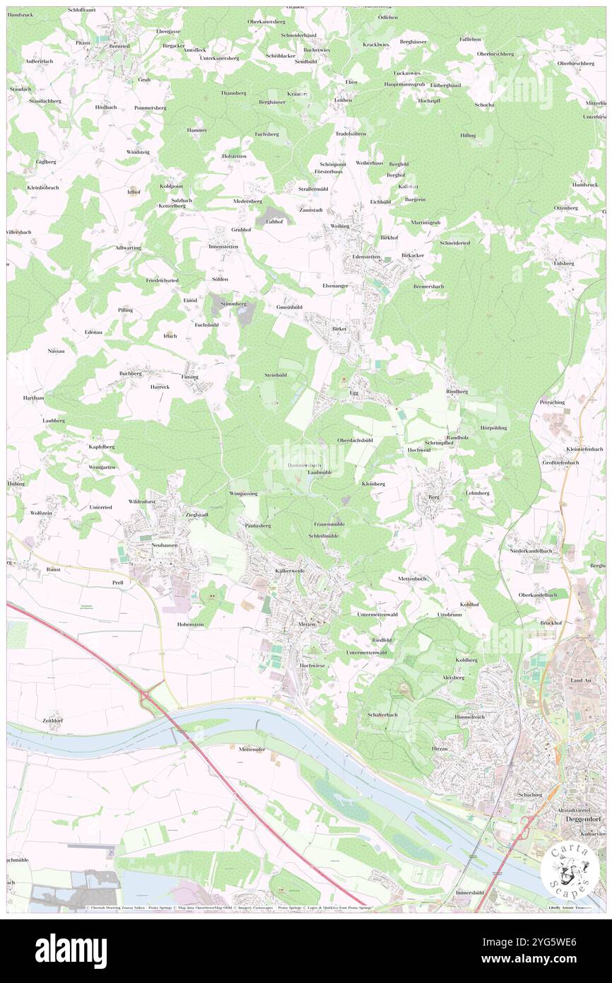 Dammersbach, basse-Bavière, DE, Allemagne, Bavière, n 48 52' 22'', N 12 54' 55'', carte, Carthascapes carte publiée en 2024. Explorez Cartascapes, une carte qui révèle la diversité des paysages, des cultures et des écosystèmes de la Terre. Voyage à travers le temps et l'espace, découvrir l'interconnexion du passé, du présent et de l'avenir de notre planète. Banque D'Images