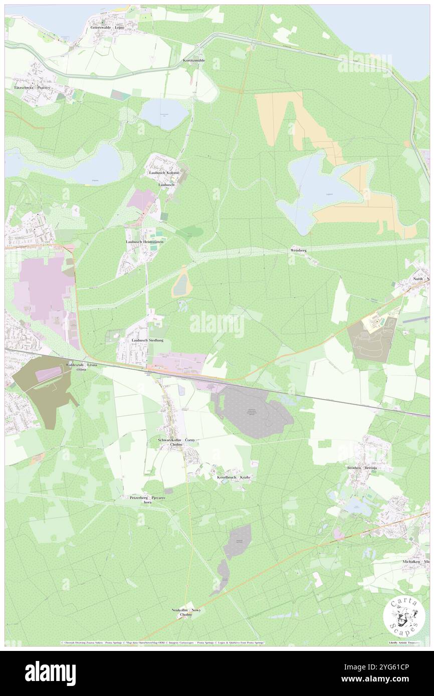 Neu Laubusch, DE, Allemagne, Saxe, N 51 27' 0'', N 14 9' 0'', map, Cartascapes carte publiée en 2024. Explorez Cartascapes, une carte qui révèle la diversité des paysages, des cultures et des écosystèmes de la Terre. Voyage à travers le temps et l'espace, découvrir l'interconnexion du passé, du présent et de l'avenir de notre planète. Banque D'Images