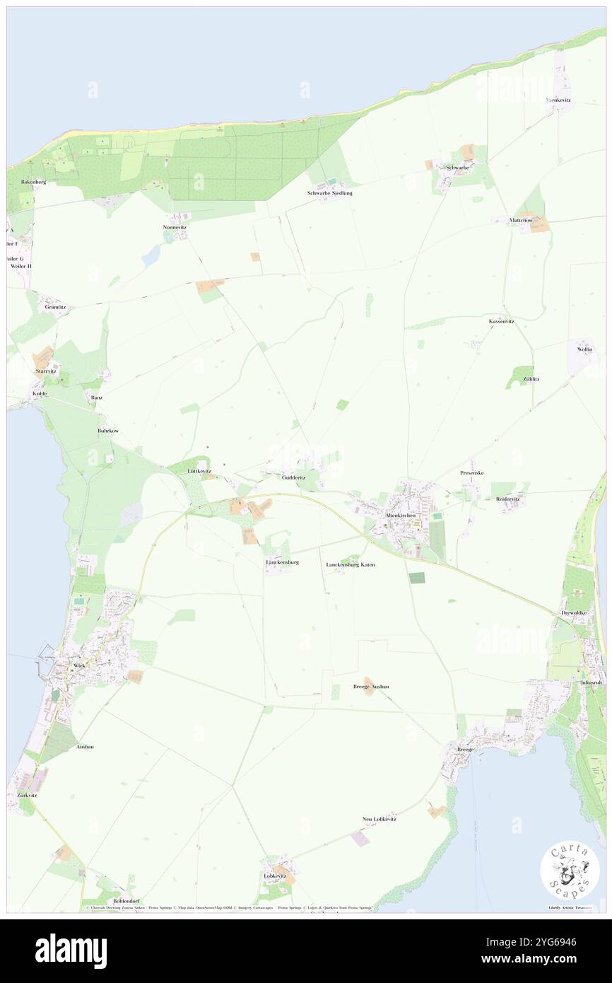 Gudderitz, DE, Allemagne, Mecklembourg-Poméranie occidentale, N 54 38' 29'', N 13 19' 41'', carte, Carthascapes carte publiée en 2024. Explorez Cartascapes, une carte qui révèle la diversité des paysages, des cultures et des écosystèmes de la Terre. Voyage à travers le temps et l'espace, découvrir l'interconnexion du passé, du présent et de l'avenir de notre planète. Banque D'Images