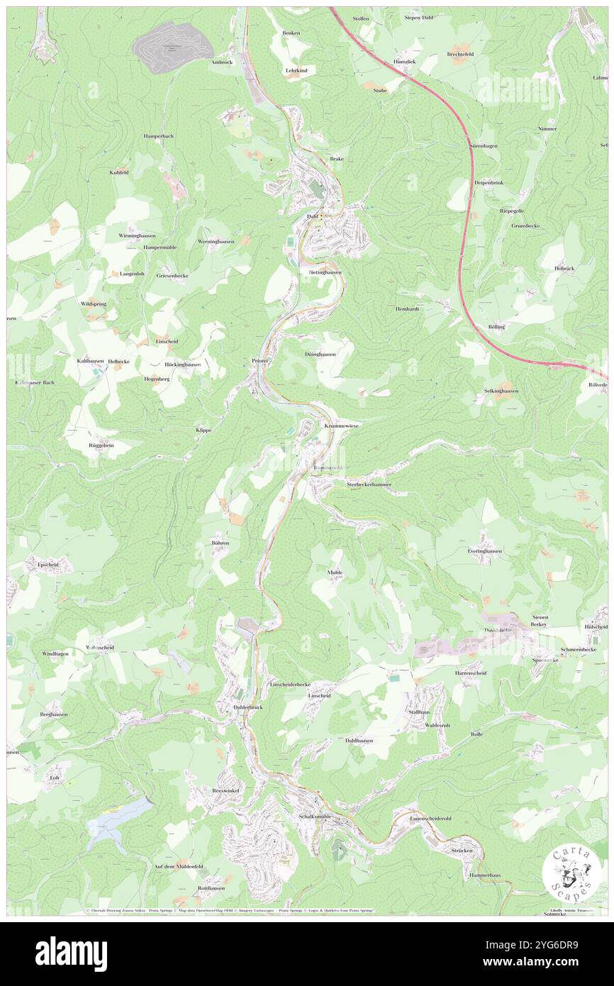 Sterbecke, DE, Allemagne, Rhénanie du Nord-Westphalie, N 51 16' 42'', N 7 31' 39'', carte, Carthascapes carte publiée en 2024. Explorez Cartascapes, une carte qui révèle la diversité des paysages, des cultures et des écosystèmes de la Terre. Voyage à travers le temps et l'espace, découvrir l'interconnexion du passé, du présent et de l'avenir de notre planète. Banque D'Images