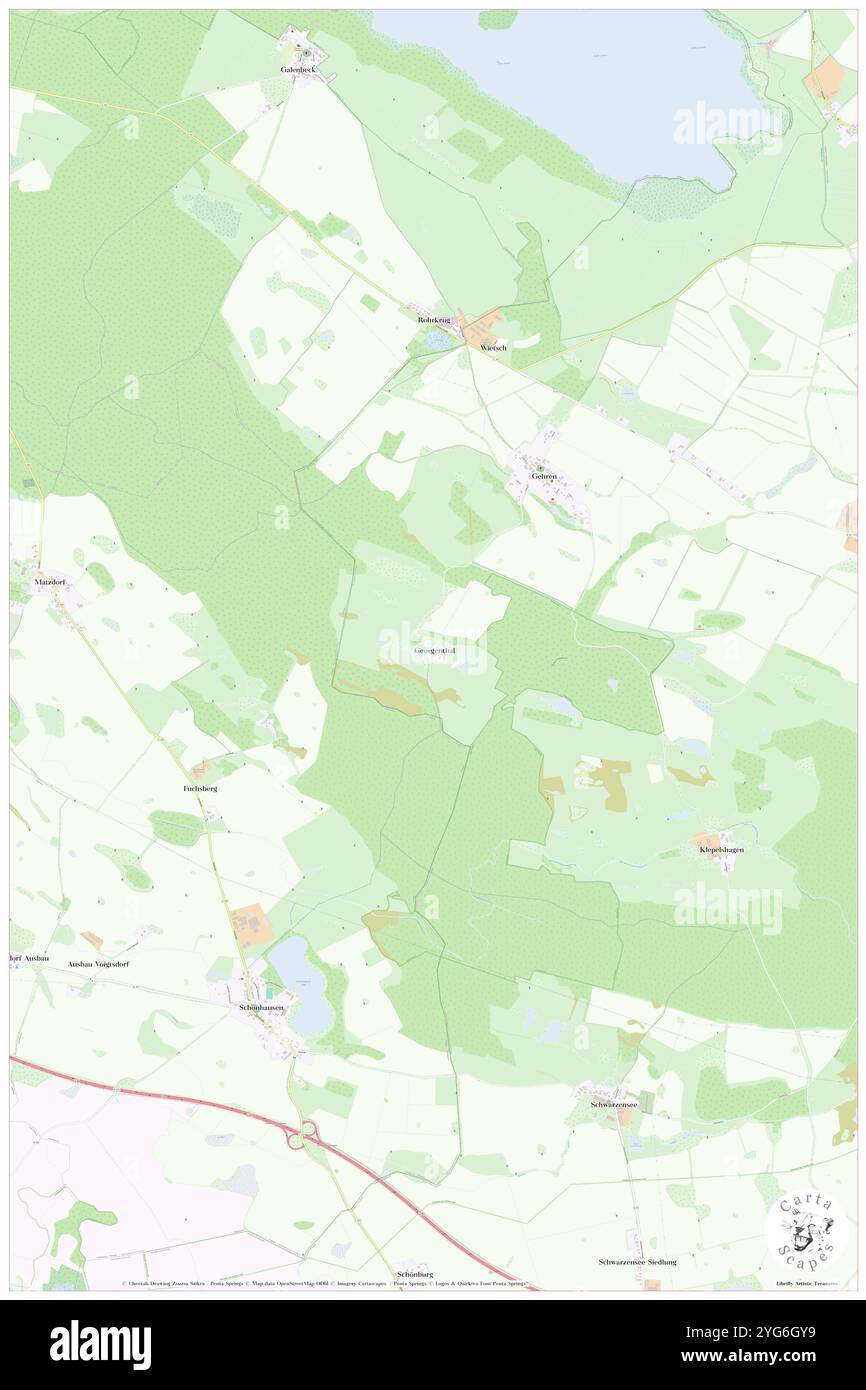 Georgenthal, DE, Allemagne, Mecklembourg-Poméranie occidentale, N 53 34' 43'', N 13 43' 16'', carte, Carthascapes carte publiée en 2024. Explorez Cartascapes, une carte qui révèle la diversité des paysages, des cultures et des écosystèmes de la Terre. Voyage à travers le temps et l'espace, découvrir l'interconnexion du passé, du présent et de l'avenir de notre planète. Banque D'Images