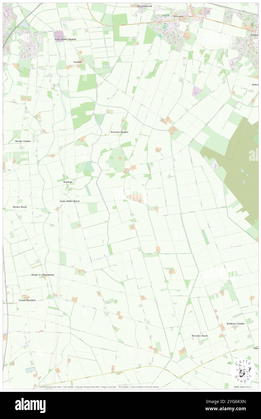 Wetscher Wiesenhuette, DE, Allemagne, basse-Saxe, N 52 34' 15'', N 8 25' 54'', carte, Carthascapes carte publiée en 2024. Explorez Cartascapes, une carte qui révèle la diversité des paysages, des cultures et des écosystèmes de la Terre. Voyage à travers le temps et l'espace, découvrir l'interconnexion du passé, du présent et de l'avenir de notre planète. Banque D'Images