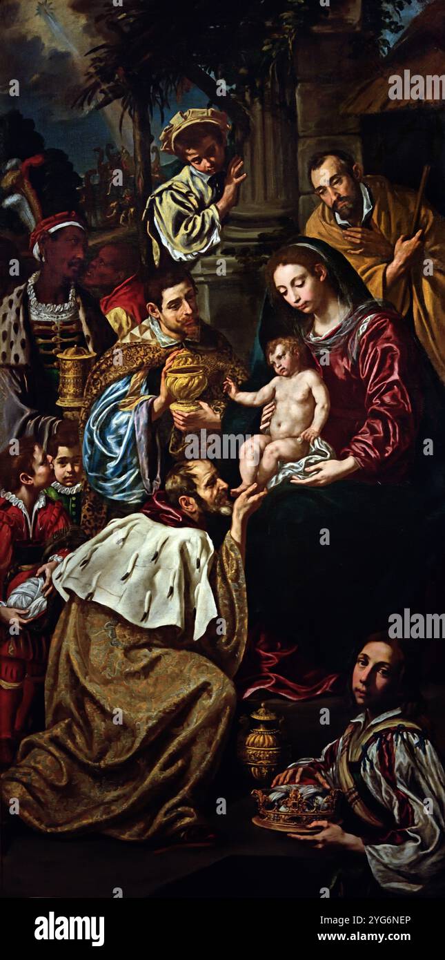 Italien, Italie, France, France, Espagne, espagnol, pays-Bas, néerlandais, belge, flamand, Allemand, Allemagne, ( Musée des Beaux-arts de Budapest ) Banque D'Images