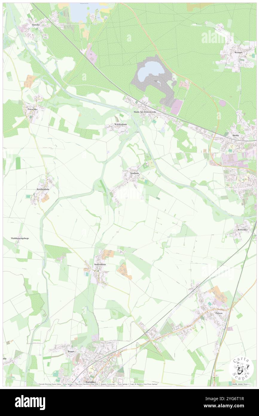 Saathain, DE, Allemagne, Brandebourg, N 51 27' 47'', N 13 27' 49'', carte, Carthascapes carte publiée en 2024. Explorez Cartascapes, une carte qui révèle la diversité des paysages, des cultures et des écosystèmes de la Terre. Voyage à travers le temps et l'espace, découvrir l'interconnexion du passé, du présent et de l'avenir de notre planète. Banque D'Images