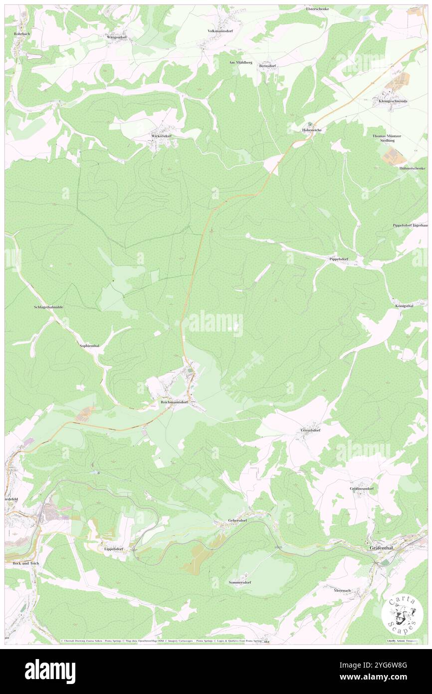 Reichmannsdorf, DE, Allemagne, Thuringe, N 50 32' 58'', N 11 15' 27'', carte, Carthascapes carte publiée en 2024. Explorez Cartascapes, une carte qui révèle la diversité des paysages, des cultures et des écosystèmes de la Terre. Voyage à travers le temps et l'espace, découvrir l'interconnexion du passé, du présent et de l'avenir de notre planète. Banque D'Images