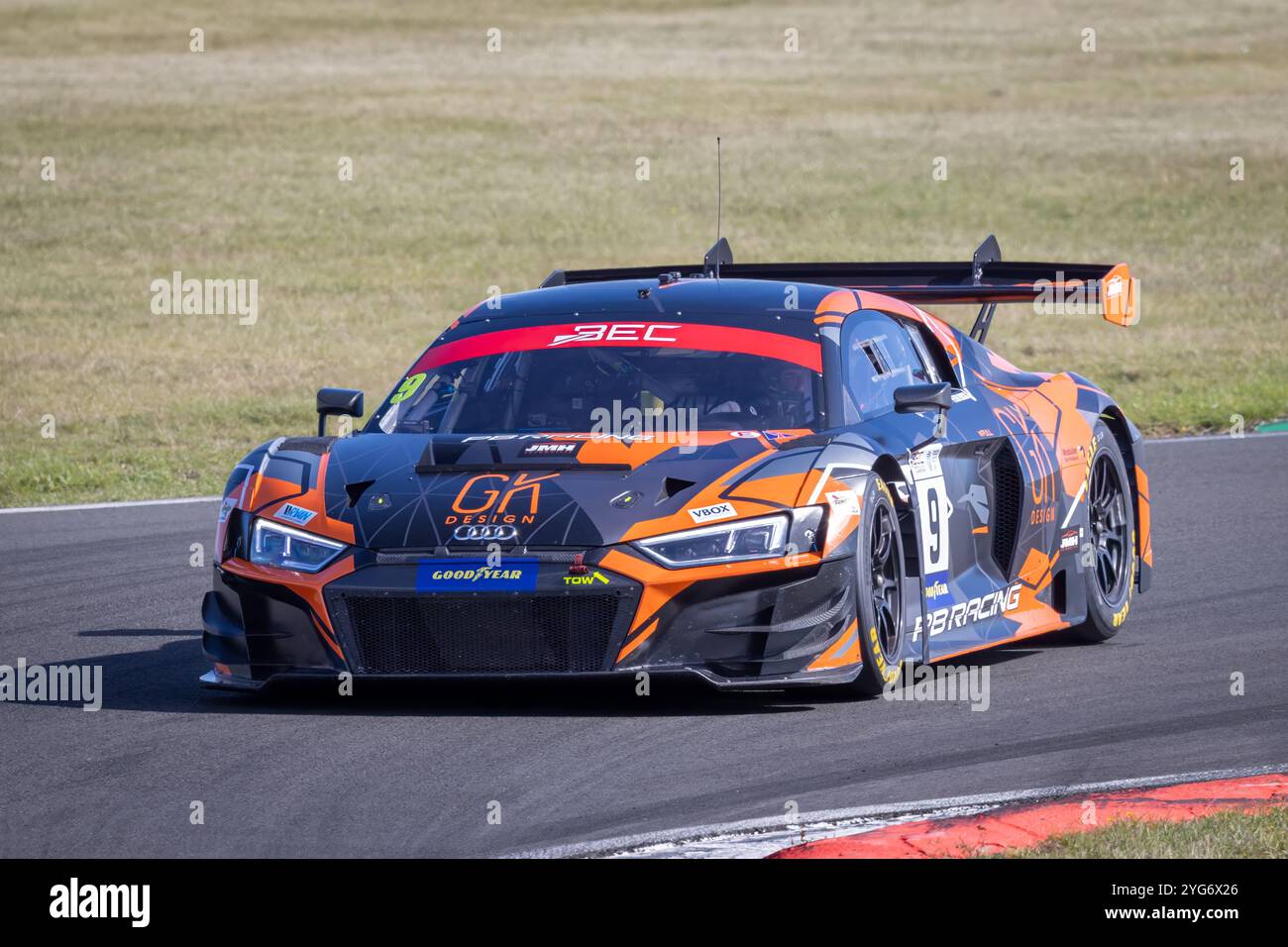 Peter Erceg / Marcus Clutton PB Racing par JMH Audi GT3 lors de la course du British Endurance Championship 2024 à Snetterton, Norfolk, Royaume-Uni Banque D'Images