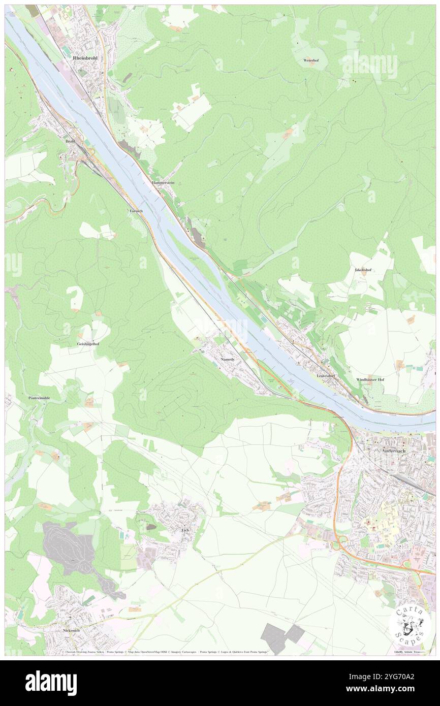 Namedy, DE, Allemagne, Rhénanie-Palatinat, N 50 27' 25'', N 7 21' 42'', carte, Carthascapes carte publiée en 2024. Explorez Cartascapes, une carte qui révèle la diversité des paysages, des cultures et des écosystèmes de la Terre. Voyage à travers le temps et l'espace, découvrir l'interconnexion du passé, du présent et de l'avenir de notre planète. Banque D'Images