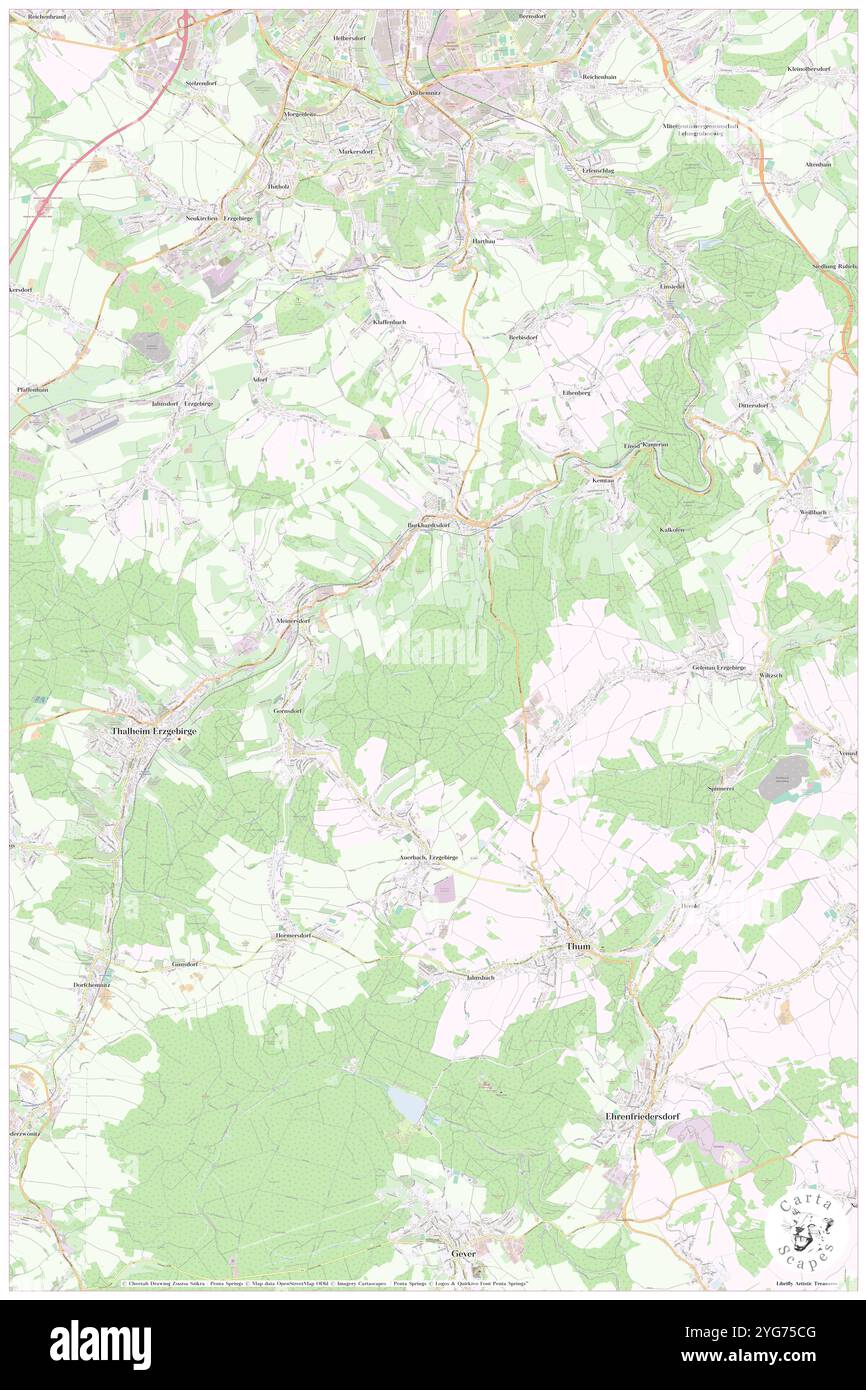 Burkhardtsdorf, DE, Allemagne, Thuringe, N 51 0' 53'', N 11 29' 59'', carte, Carthascapes carte publiée en 2024. Explorez Cartascapes, une carte qui révèle la diversité des paysages, des cultures et des écosystèmes de la Terre. Voyage à travers le temps et l'espace, découvrir l'interconnexion du passé, du présent et de l'avenir de notre planète. Banque D'Images