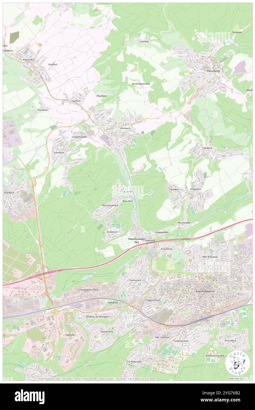 Kreuzhof, DE, Allemagne, Rhénanie-Palatinat, N 49 28' 9'', N 7 44' 16'', carte, Carthascapes carte publiée en 2024. Explorez Cartascapes, une carte qui révèle la diversité des paysages, des cultures et des écosystèmes de la Terre. Voyage à travers le temps et l'espace, découvrir l'interconnexion du passé, du présent et de l'avenir de notre planète. Banque D'Images