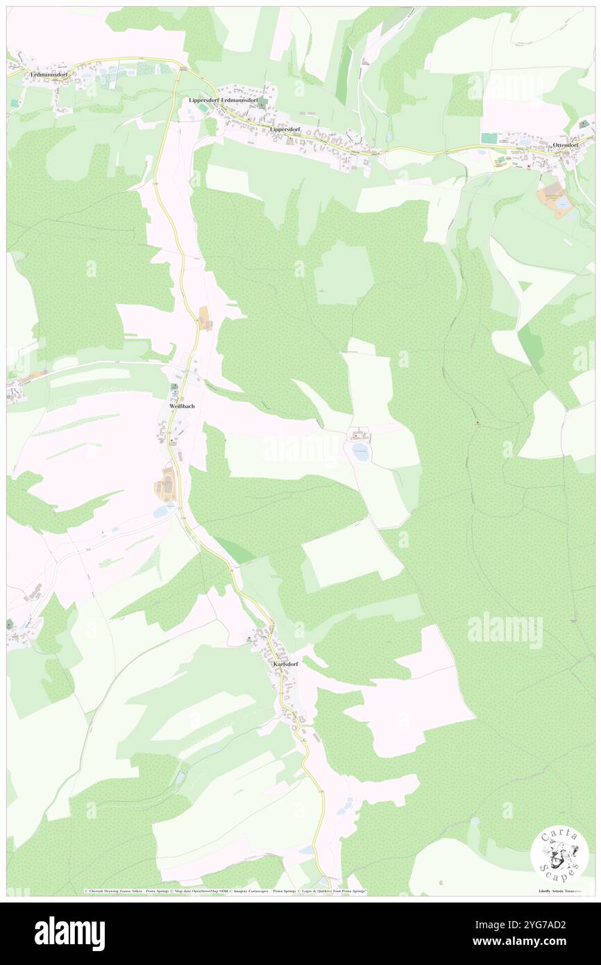 Weissbach, DE, Allemagne, Saxe, N 50 37' 46'', N 12 35' 17'', carte, Carthascapes carte publiée en 2024. Explorez Cartascapes, une carte qui révèle la diversité des paysages, des cultures et des écosystèmes de la Terre. Voyage à travers le temps et l'espace, découvrir l'interconnexion du passé, du présent et de l'avenir de notre planète. Banque D'Images