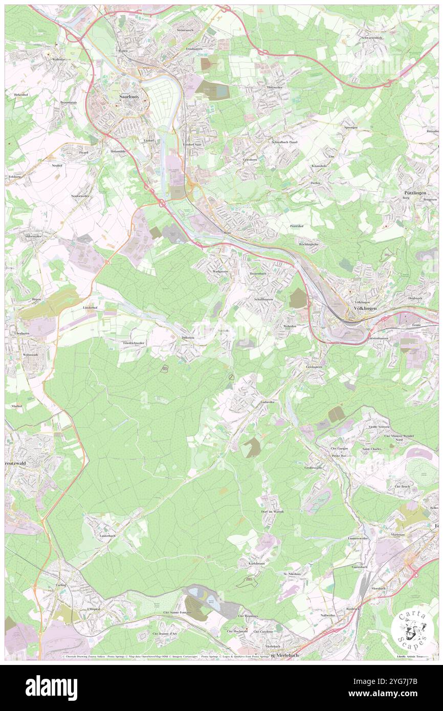 Werbeln, DE, Allemagne, Sarre, N 49 14' 45'', N 6 47' 34'', carte, Carthascapes carte publiée en 2024. Explorez Cartascapes, une carte qui révèle la diversité des paysages, des cultures et des écosystèmes de la Terre. Voyage à travers le temps et l'espace, découvrir l'interconnexion du passé, du présent et de l'avenir de notre planète. Banque D'Images