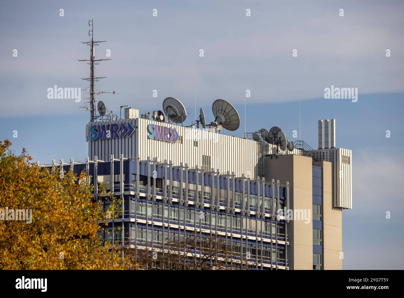 Funkhaus des Südwestrundfunk SWR in der Neckarstraße Stuttgart. // 05.11.2024 : Stuttgart, Baden-Württemberg, Deutschland *** Südwestrundfunk SWR Broadcasting Center in Neckarstraße Stuttgart 05 11 2024 Stuttgart, Baden Württemberg, Allemagne Banque D'Images