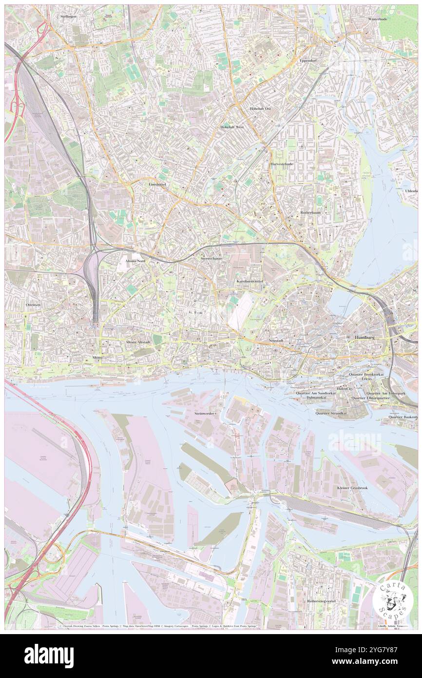 66, DE, Allemagne, Hambourg, N 53 33' 11'', N 9 57' 47'', carte, Cartascapes carte publiée en 2024. Explorez Cartascapes, une carte qui révèle la diversité des paysages, des cultures et des écosystèmes de la Terre. Voyage à travers le temps et l'espace, découvrir l'interconnexion du passé, du présent et de l'avenir de notre planète. Banque D'Images