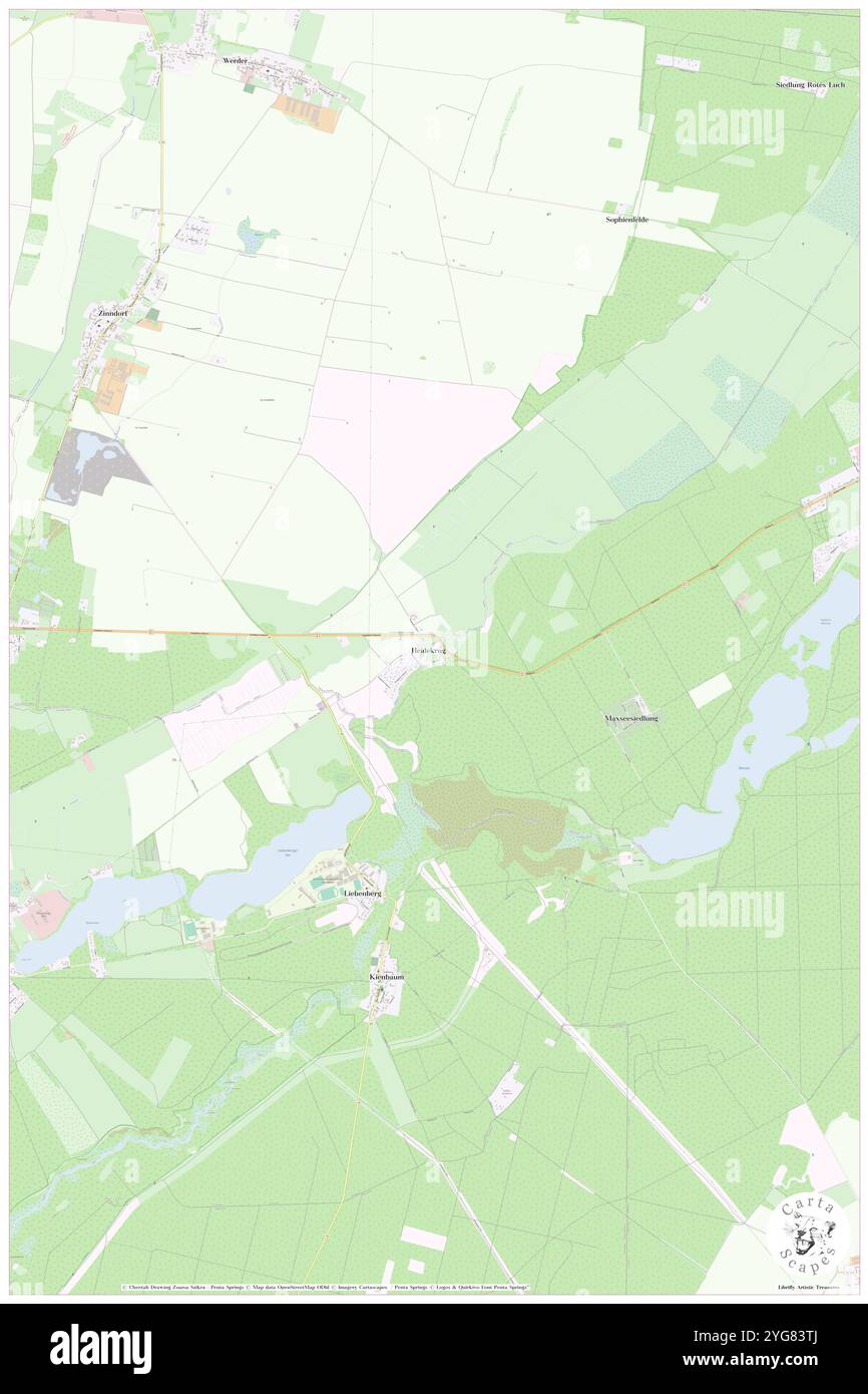 Heidekrug, DE, Allemagne, Brandebourg, N 52 28' 44'', N 13 57' 46'', carte, Carthascapes carte publiée en 2024. Explorez Cartascapes, une carte qui révèle la diversité des paysages, des cultures et des écosystèmes de la Terre. Voyage à travers le temps et l'espace, découvrir l'interconnexion du passé, du présent et de l'avenir de notre planète. Banque D'Images