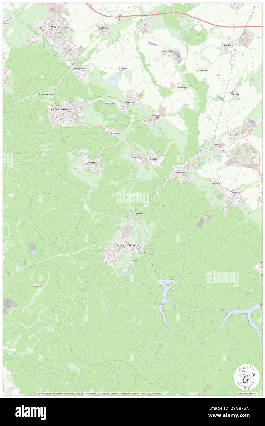 Georgenthal, DE, Allemagne, Thuringe, N 50 49' 48'', N 10 39' 38'', carte, Carthascapes carte publiée en 2024. Explorez Cartascapes, une carte qui révèle la diversité des paysages, des cultures et des écosystèmes de la Terre. Voyage à travers le temps et l'espace, découvrir l'interconnexion du passé, du présent et de l'avenir de notre planète. Banque D'Images