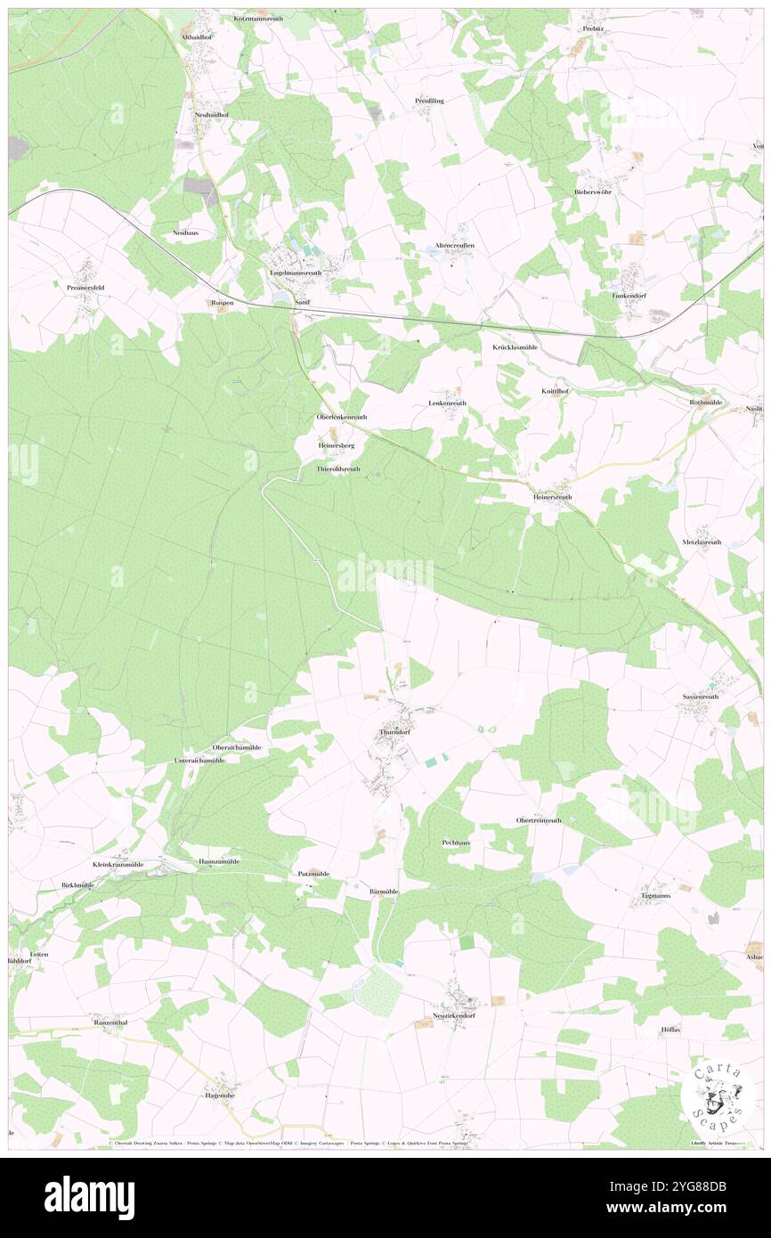 Kitschenrainberg, DE, Allemagne, Bavière, N 49 47' 9'', N 11 39' 26'', carte, Carthascapes carte publiée en 2024. Explorez Cartascapes, une carte qui révèle la diversité des paysages, des cultures et des écosystèmes de la Terre. Voyage à travers le temps et l'espace, découvrir l'interconnexion du passé, du présent et de l'avenir de notre planète. Banque D'Images