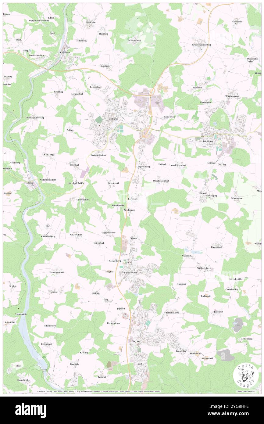 Barnbach, basse-Bavière, DE, Allemagne, Bavière, n 48 39' 6'', N 13 28' 46'', carte, Carthascapes carte publiée en 2024. Explorez Cartascapes, une carte qui révèle la diversité des paysages, des cultures et des écosystèmes de la Terre. Voyage à travers le temps et l'espace, découvrir l'interconnexion du passé, du présent et de l'avenir de notre planète. Banque D'Images