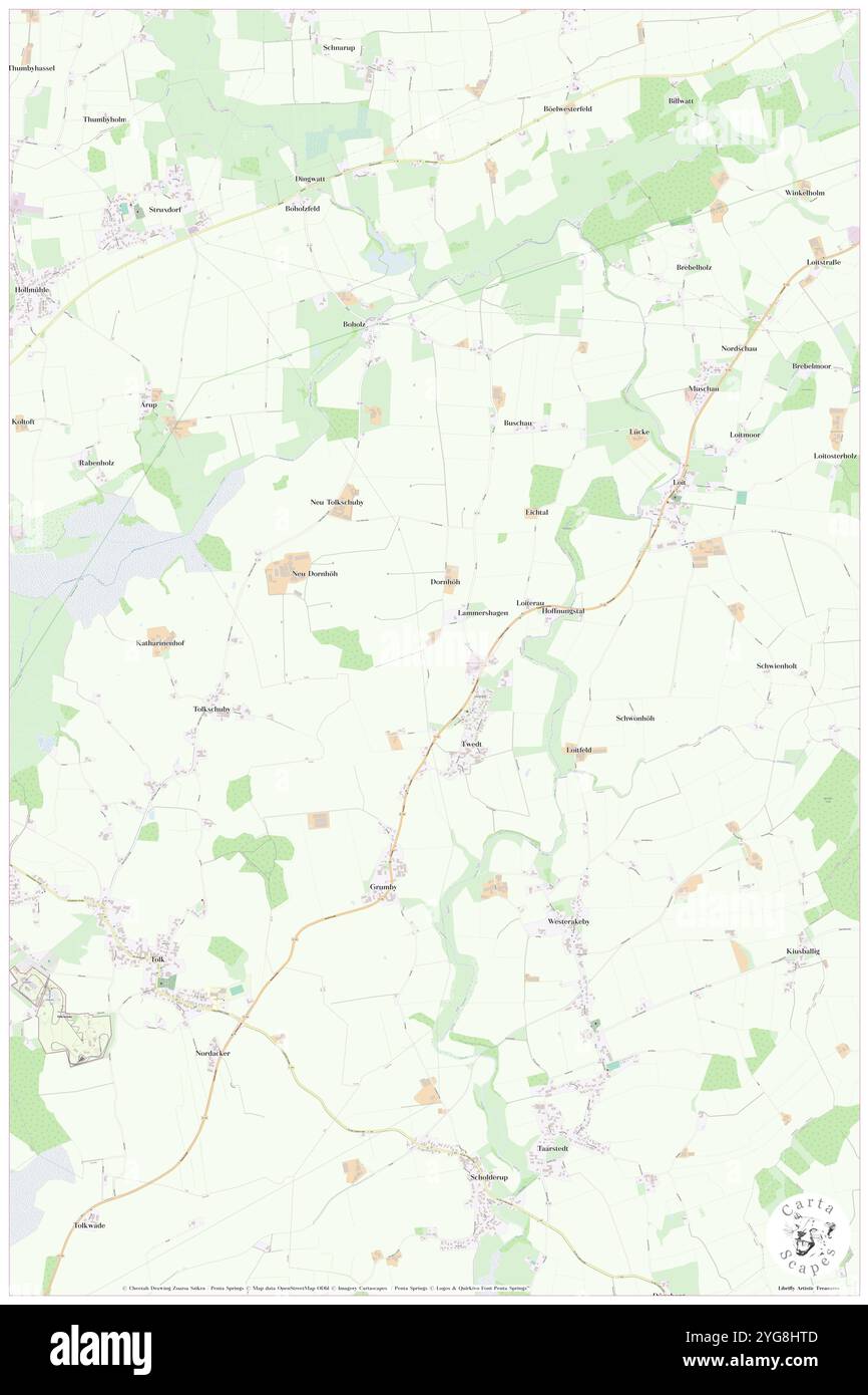 Twedt, DE, Allemagne, Schleswig-Holstein, N 54 36' 0'', N 9 40' 59'', carte, Carthascapes carte publiée en 2024. Explorez Cartascapes, une carte qui révèle la diversité des paysages, des cultures et des écosystèmes de la Terre. Voyage à travers le temps et l'espace, découvrir l'interconnexion du passé, du présent et de l'avenir de notre planète. Banque D'Images