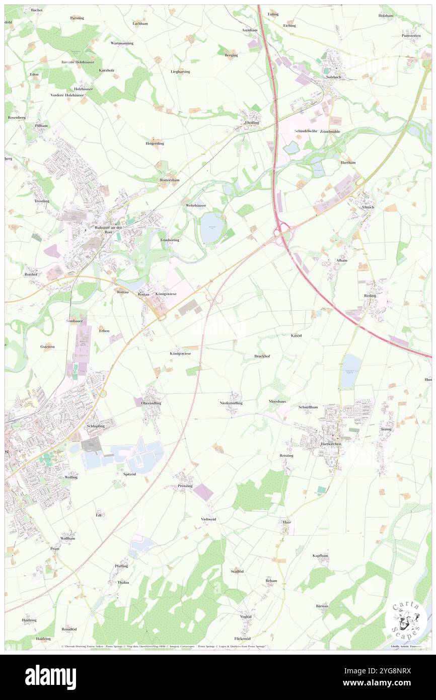 Konigswiese, DE, Allemagne, Bavière, N 48 25' 15'', N 13 21' 43'', carte, Carthascapes carte publiée en 2024. Explorez Cartascapes, une carte qui révèle la diversité des paysages, des cultures et des écosystèmes de la Terre. Voyage à travers le temps et l'espace, découvrir l'interconnexion du passé, du présent et de l'avenir de notre planète. Banque D'Images