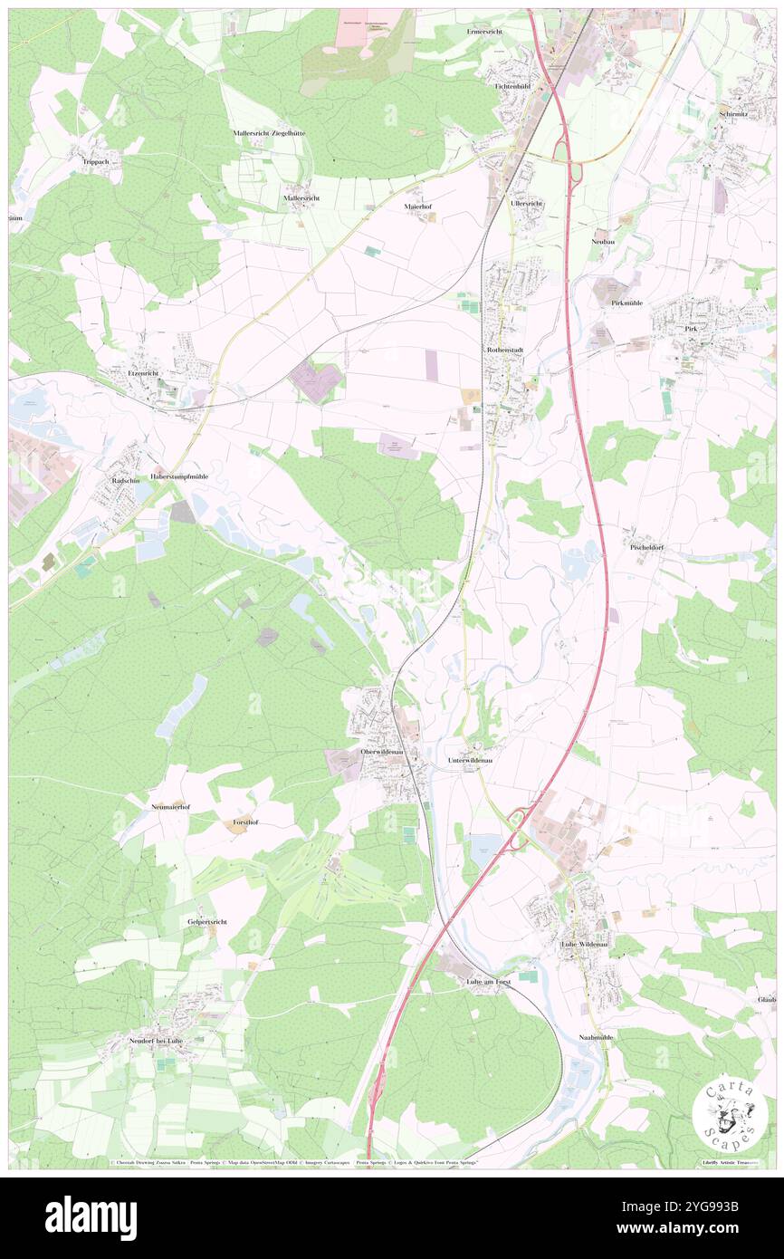 Sperlhammer, Haut-Palatinat, Allemagne, Bavière, n 49 36' 48'', N 12 7' 29'', carte, Cartascapes carte publiée en 2024. Explorez Cartascapes, une carte qui révèle la diversité des paysages, des cultures et des écosystèmes de la Terre. Voyage à travers le temps et l'espace, découvrir l'interconnexion du passé, du présent et de l'avenir de notre planète. Banque D'Images