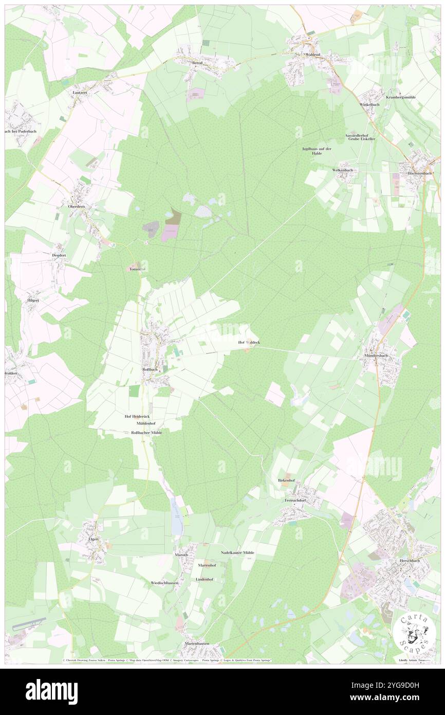 Rossbach, DE, Allemagne, Hesse, N 51 3' 0'', N 9 42' 19'', carte, Carthascapes carte publiée en 2024. Explorez Cartascapes, une carte qui révèle la diversité des paysages, des cultures et des écosystèmes de la Terre. Voyage à travers le temps et l'espace, découvrir l'interconnexion du passé, du présent et de l'avenir de notre planète. Banque D'Images