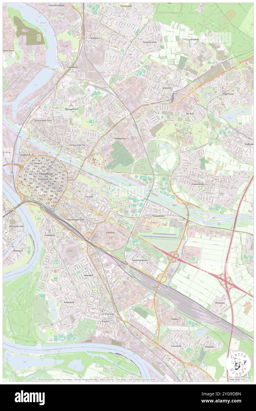 Garten der vielen Ansichten, Karlsruhe Region, DE, Allemagne, Bade-Wurtemberg, n 49 29' 4'', N 8 30' 1'', carte, Cartascapes carte publiée en 2024. Explorez Cartascapes, une carte qui révèle la diversité des paysages, des cultures et des écosystèmes de la Terre. Voyage à travers le temps et l'espace, découvrir l'interconnexion du passé, du présent et de l'avenir de notre planète. Banque D'Images