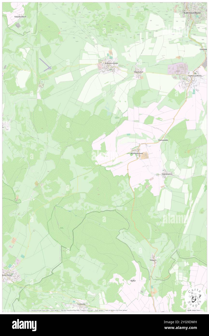 Reichenhausen, DE, Allemagne, Thuringe, N 50 35' 0'', N 10 7' 53'', carte, Carthascapes carte publiée en 2024. Explorez Cartascapes, une carte qui révèle la diversité des paysages, des cultures et des écosystèmes de la Terre. Voyage à travers le temps et l'espace, découvrir l'interconnexion du passé, du présent et de l'avenir de notre planète. Banque D'Images