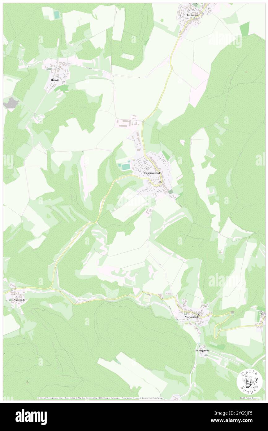 Wuestheuterode, DE, Allemagne, Thuringe, N 51 19' 23'', N 10 3' 32'', carte, Carthascapes carte publiée en 2024. Explorez Cartascapes, une carte qui révèle la diversité des paysages, des cultures et des écosystèmes de la Terre. Voyage à travers le temps et l'espace, découvrir l'interconnexion du passé, du présent et de l'avenir de notre planète. Banque D'Images