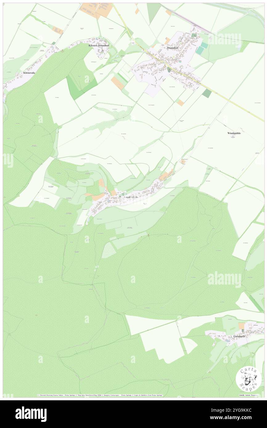 Langenroda, DE, Allemagne, Thuringe, N 51 16' 37'', N 11 21' 53'', carte, Carthascapes carte publiée en 2024. Explorez Cartascapes, une carte qui révèle la diversité des paysages, des cultures et des écosystèmes de la Terre. Voyage à travers le temps et l'espace, découvrir l'interconnexion du passé, du présent et de l'avenir de notre planète. Banque D'Images