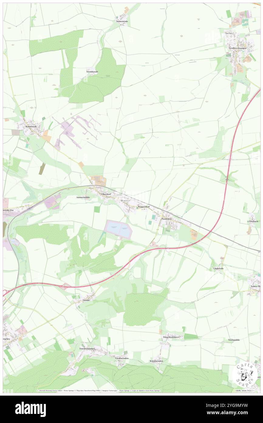 Wipperdorf, DE, Allemagne, Thuringe, N 51 27' 10'', N 10 39' 39'', carte, Carthascapes carte publiée en 2024. Explorez Cartascapes, une carte qui révèle la diversité des paysages, des cultures et des écosystèmes de la Terre. Voyage à travers le temps et l'espace, découvrir l'interconnexion du passé, du présent et de l'avenir de notre planète. Banque D'Images