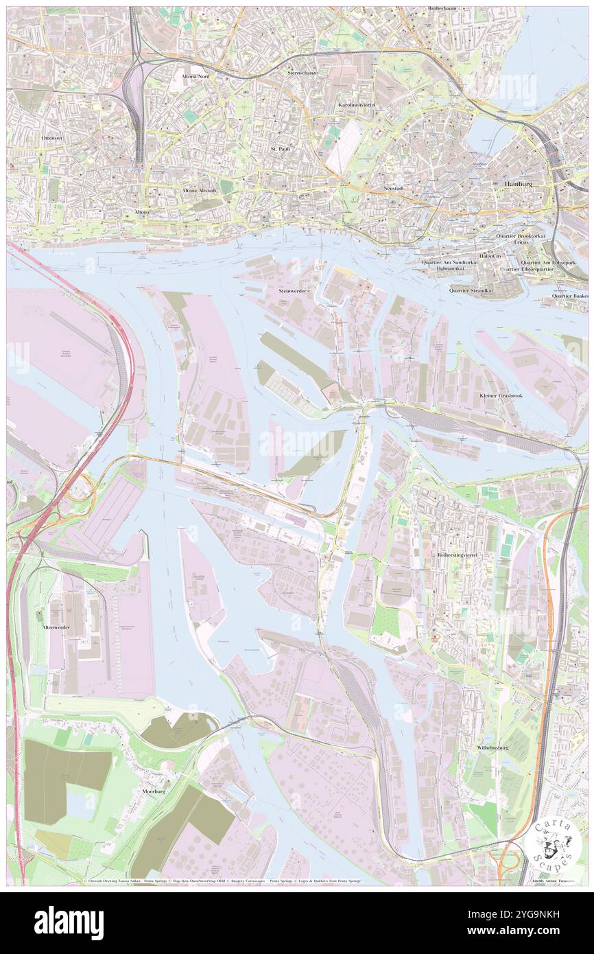 Oderhafen, DE, Allemagne, Hambourg, N 53 31' 23'', N 9 57' 44'', carte, Carthascapes carte publiée en 2024. Explorez Cartascapes, une carte qui révèle la diversité des paysages, des cultures et des écosystèmes de la Terre. Voyage à travers le temps et l'espace, découvrir l'interconnexion du passé, du présent et de l'avenir de notre planète. Banque D'Images